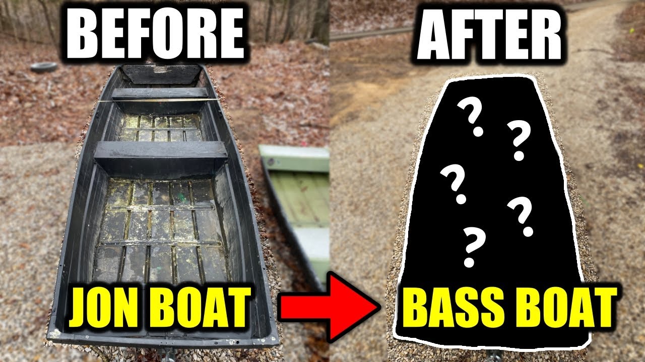 ДЕШЕВАЯ сборка лодки JON BOAT в BASS BOAT (ДО 500 ДОЛЛАРОВ США) Готово!