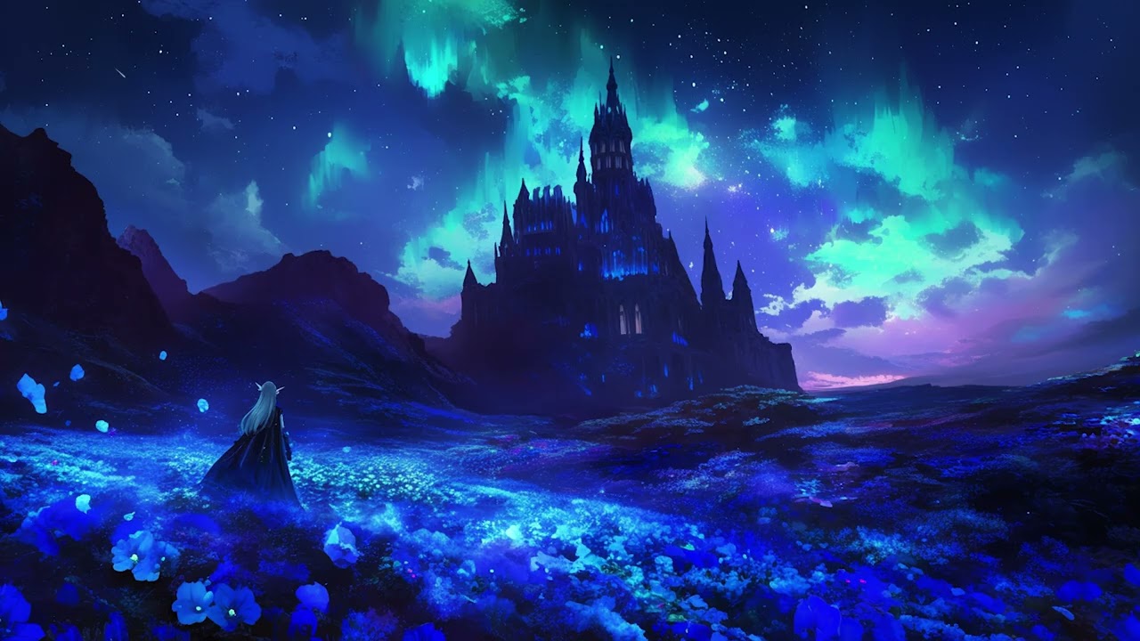Under the Neon Aurora - Medieval Fantasy Music for Focus & Relaxation