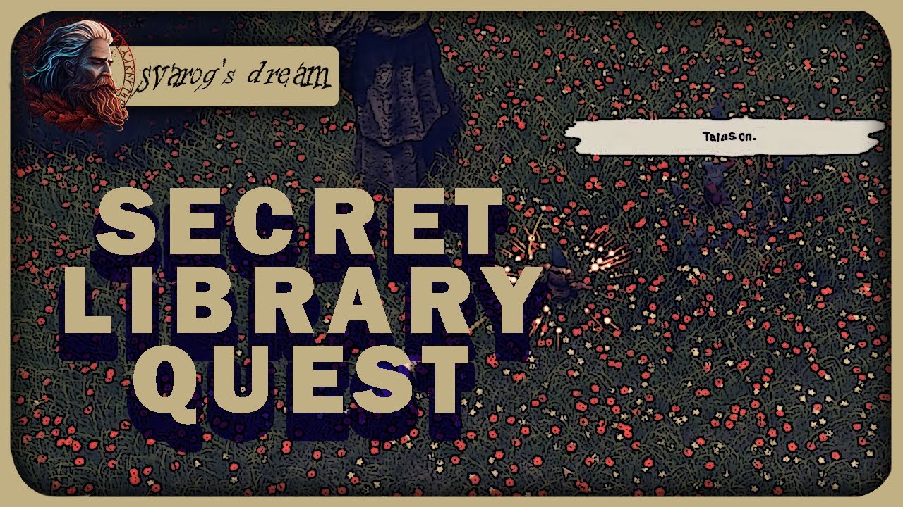 Svarog's Dream - Talason Location Quest Guide (Secret Library Quest Guide) Dabin's Ring Location