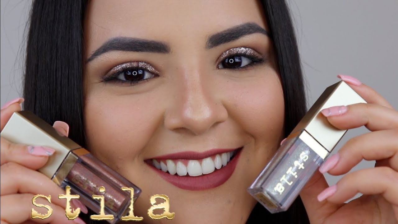 LOOK USANDO SOMBRAS GLITTER STILA - NIVEL 1⎪GLAMUPBYM