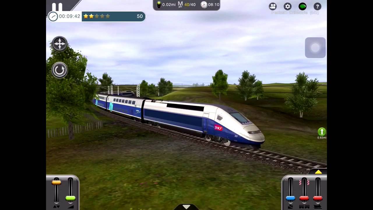 Туда и обратно... | Trainz Simulator 2: Электрический пригородный маршрут | Двухвагонный поезд TGV