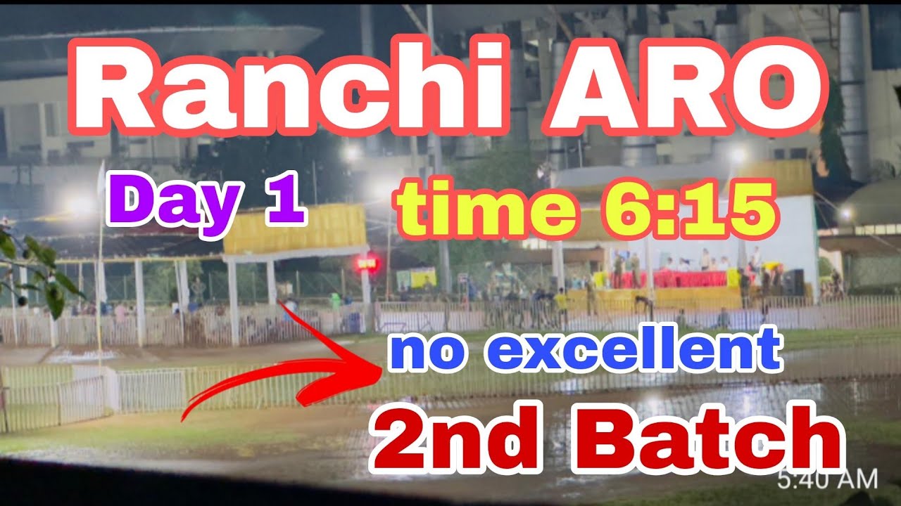 ArmyRanchi ARO😱पहले बार / इस बैच एक भी Excellent ￼￼ नहीं😱