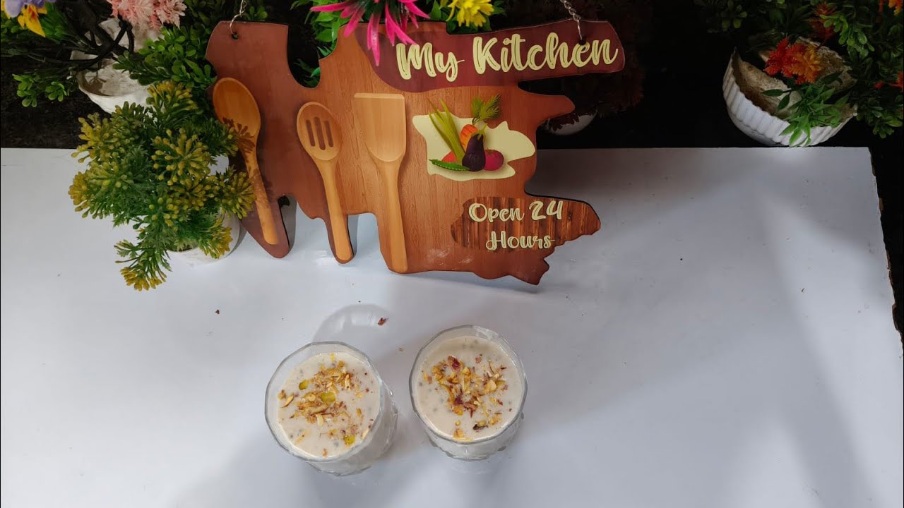 Ramadan special drink recipe | Creamy healthy drink for iftar | Summer special drink recipe 