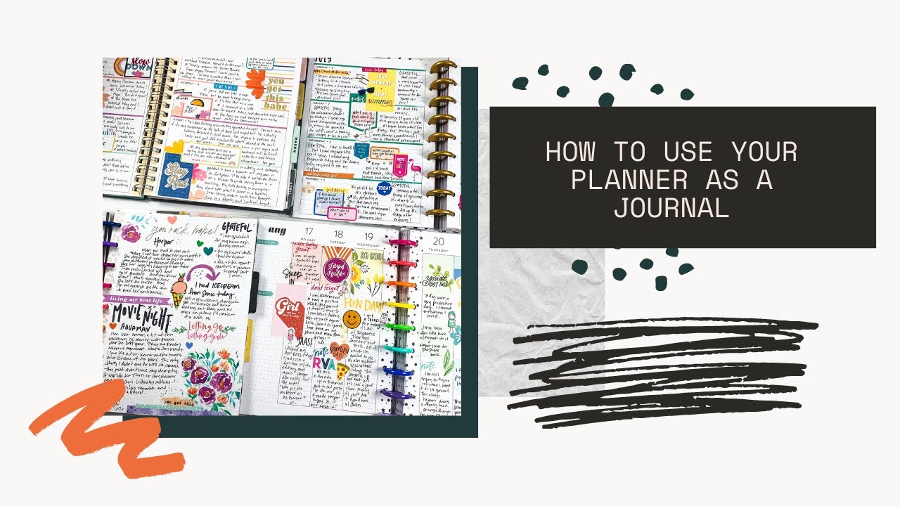 How to Journal in a Planner//  Happy Planner // Journaling Tips// Memory Keeping