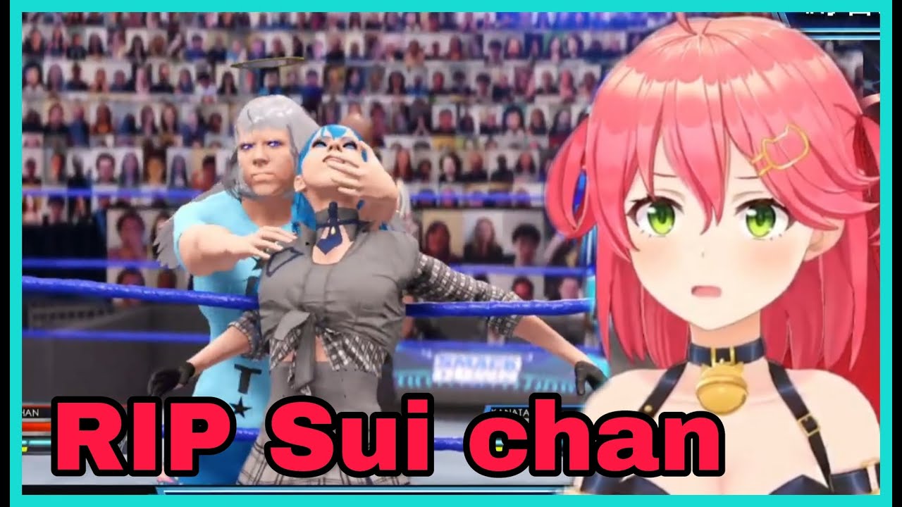 Sakura Miko Watched Kanata Destroyed Suisei And Pull Off Dirty Trick | wwe 2k22  [Hololive/Eng Sub]