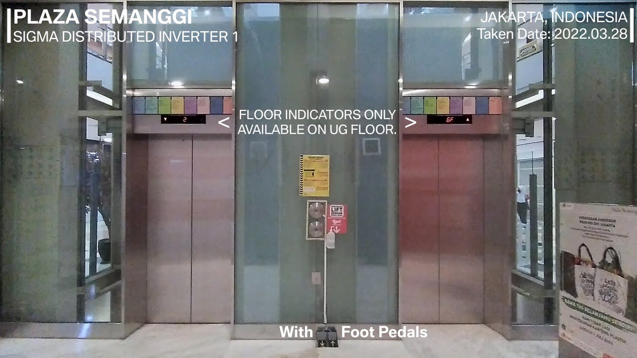 Sigma Scenic Traction Elevator at Plaza Semanggi, Jakarta