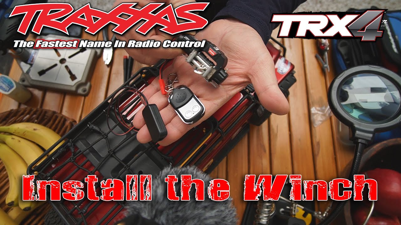 How to Install the Winch on Traxxas TRX4 Defender  (GR)