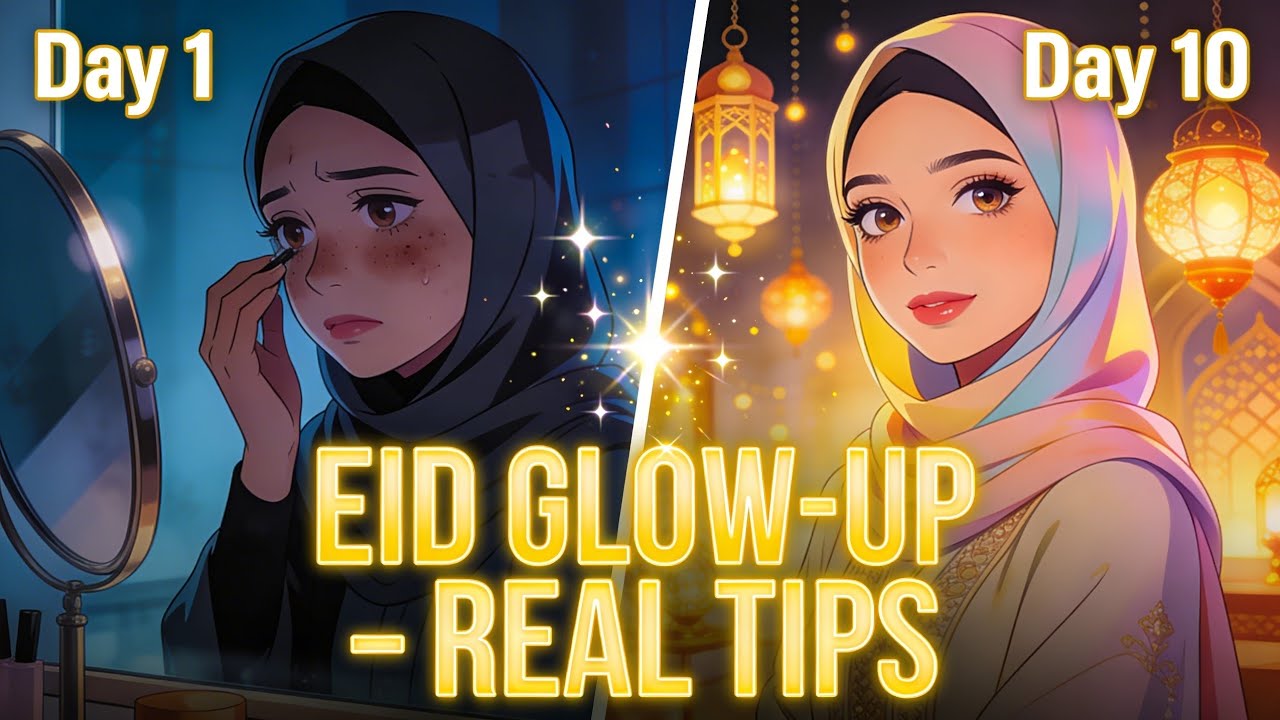 Muslimah eid glow up tips (that instantly works) #glowup #eidglow #muslimah 