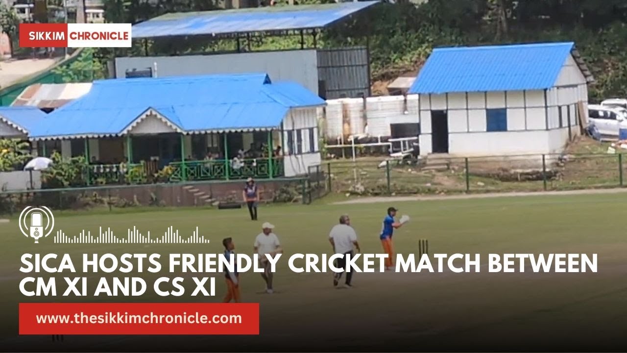 SICA Hosts Friendly Cricket Match Between CM XI and CS XI to Commemorate 50 Years of Statehood