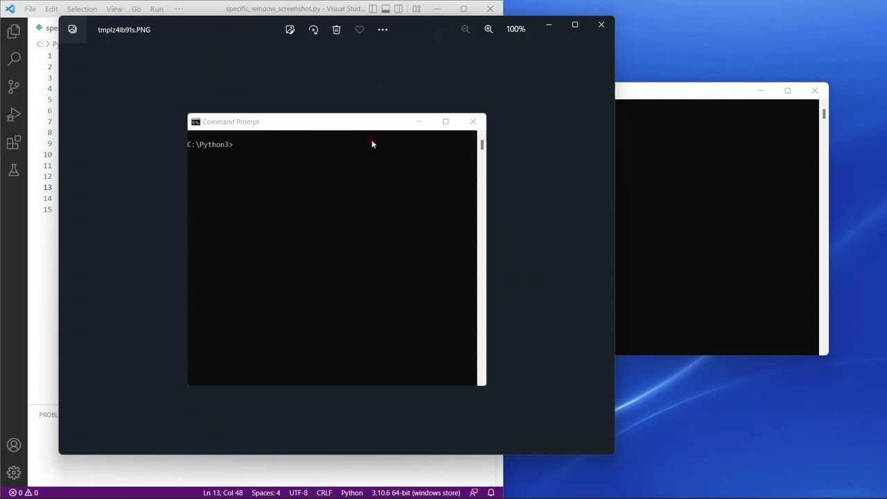 Screenshot a specific window using Python in Windows / macOS
