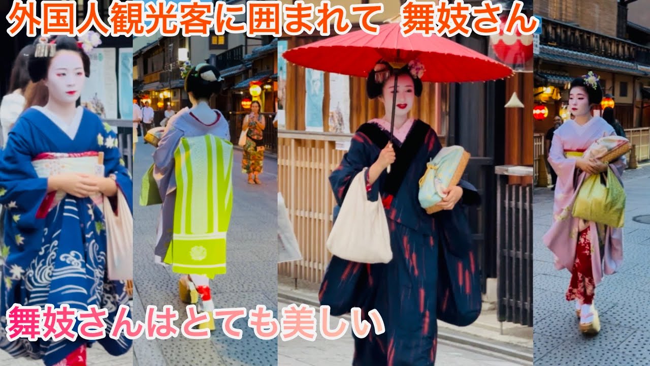 外国人観光客が驚愕! 舞妓さんは想像以上に 美しい!京都、祇園 | Gion Kyoto Japan |👘