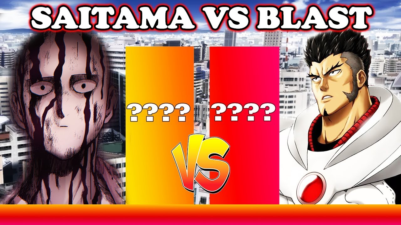 Saitama VS Blast - Power Levels! One Punch Man!