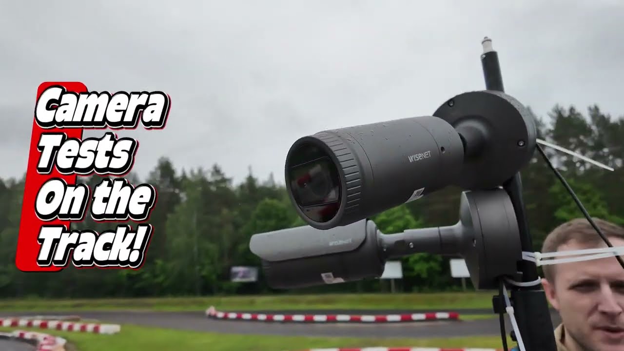 HANWHA VISION camera tests on the RACE TRACK!