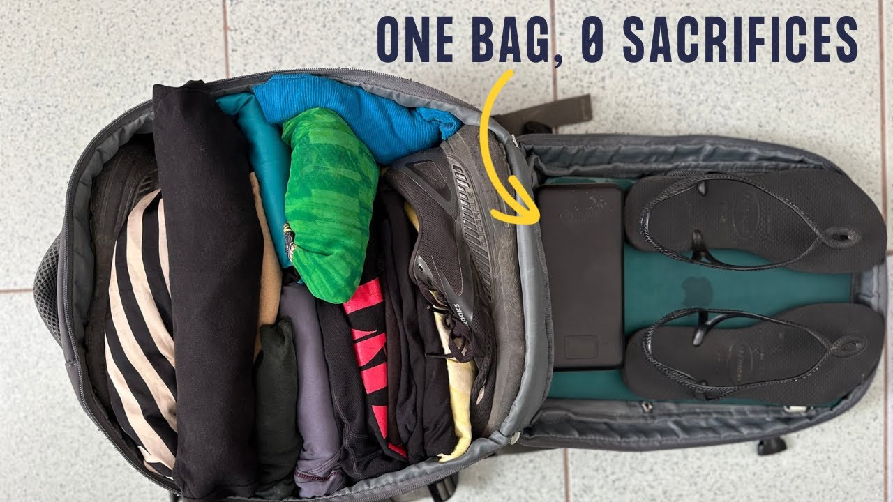 How to travel with just one bag (& find yourself)