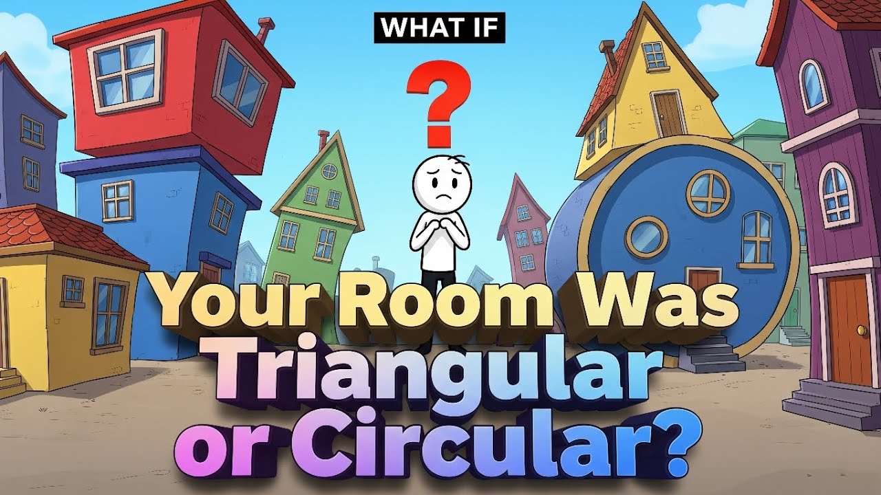What If Your Room Was Triangular or Circular? | Crazy Science Facts 🤯 #WhatIf #WeirdFacts