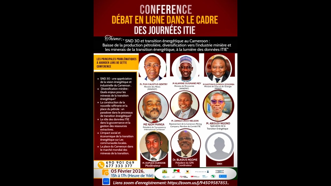 SND 30 et transition énergétique au Cameroun