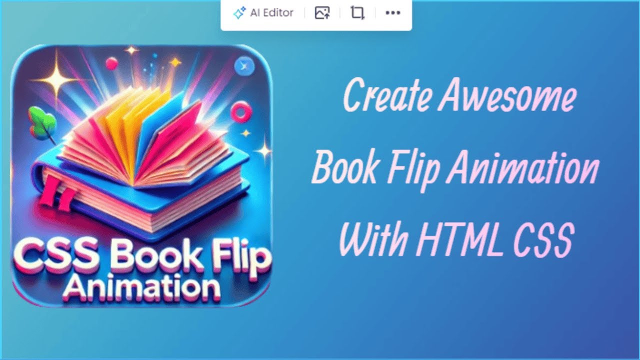 Create a Realistic Book Flip Animation with CSS | Interactive 3D Effect Tutorial