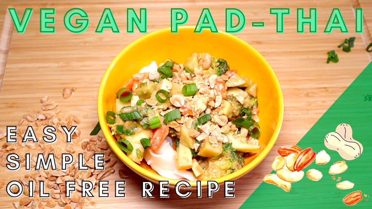 Vegan Pad Thai recipe. Great for weight loss.