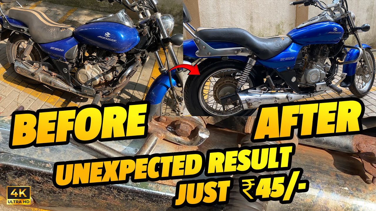 Remove Bike Rust at Home for Just ₹45 | Avenger 220 DTSi Rust Removal Hack