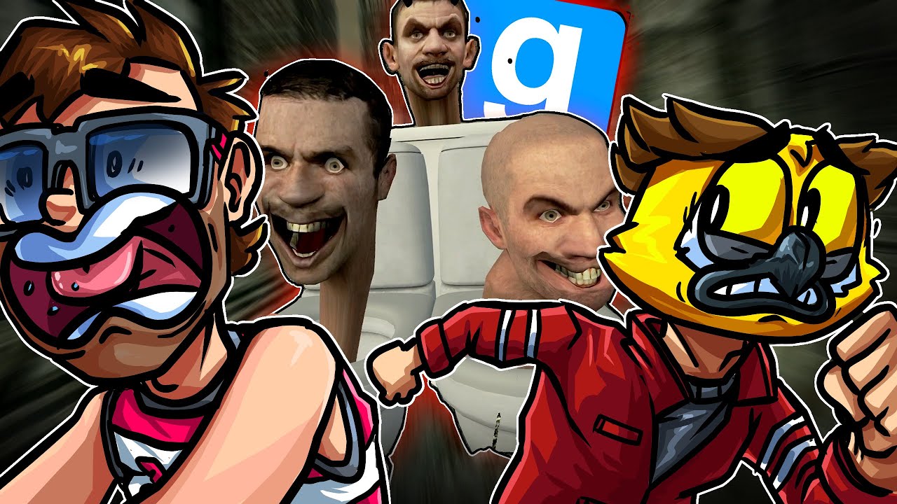 Skibidi Toilet Deathrun! - Gmod Funny Moments