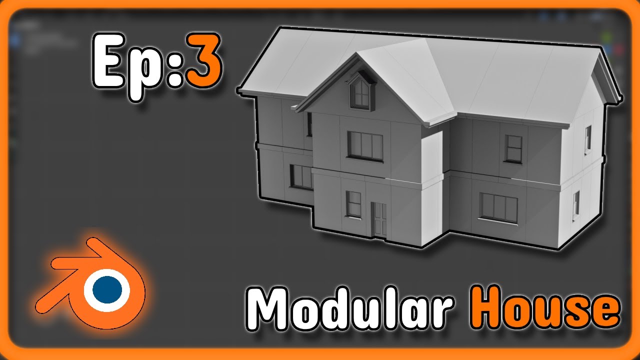 Building a 3D Modular House in Blender | Beginner-Friendly Modeling Challenge