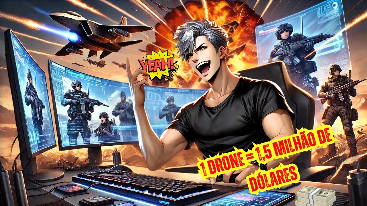 ♦️Criei um DRONE com sucata e vendi para um BILIONÁRIO ativando um SISTEMA MILITAR SECRETO  | Manga