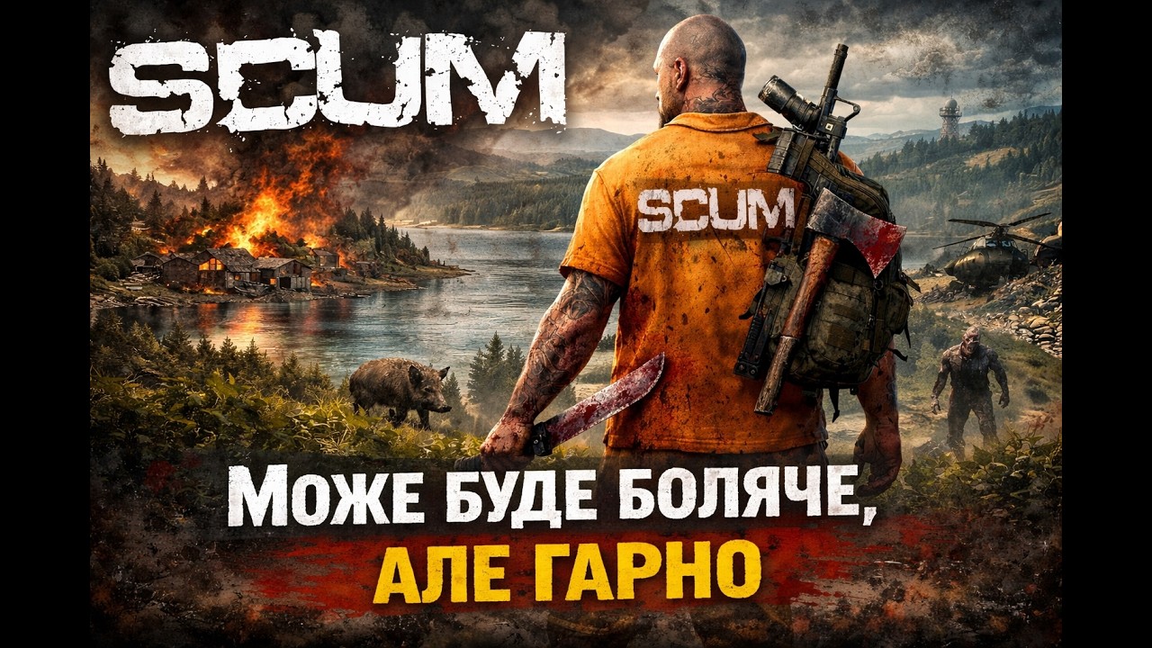 SCUM  Тихо блукаємо, голосно стріляємо НЕ поладки. Сезон 3 - 1с.