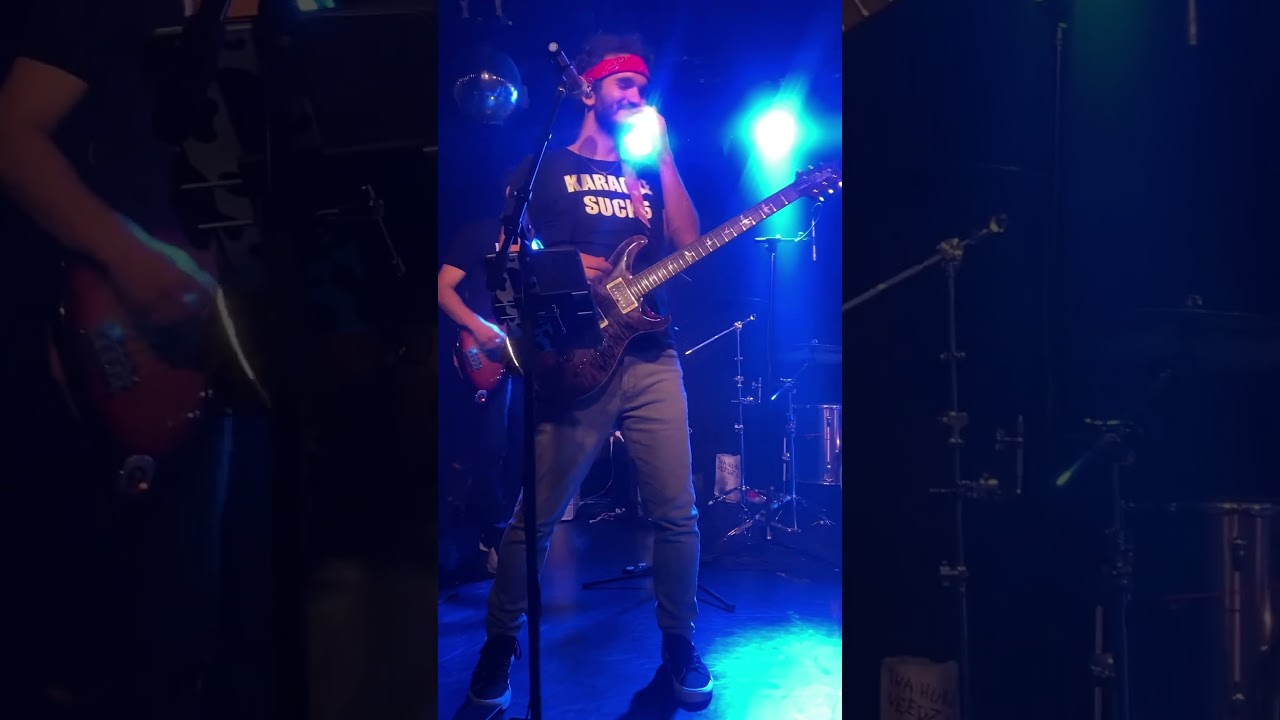 Preparing to do a live show on stage #alternative #music #livemusic #losangeles #musician