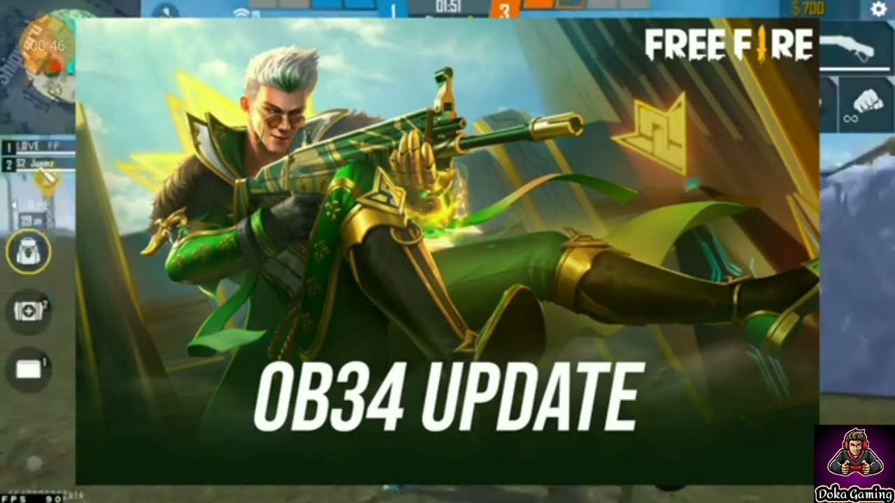 Free Fire OB34 Update Full Review 2022 ||New Pet||New Game Mode||New Character||New Wepon||New Bundl