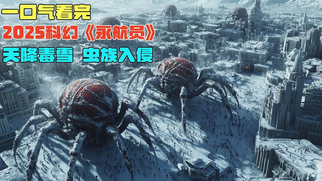 一口氣看完2025最新科幻劇《永航員》，天降毒血瞬間殺死地球90%人類，外星蟲族趁機入侵地球