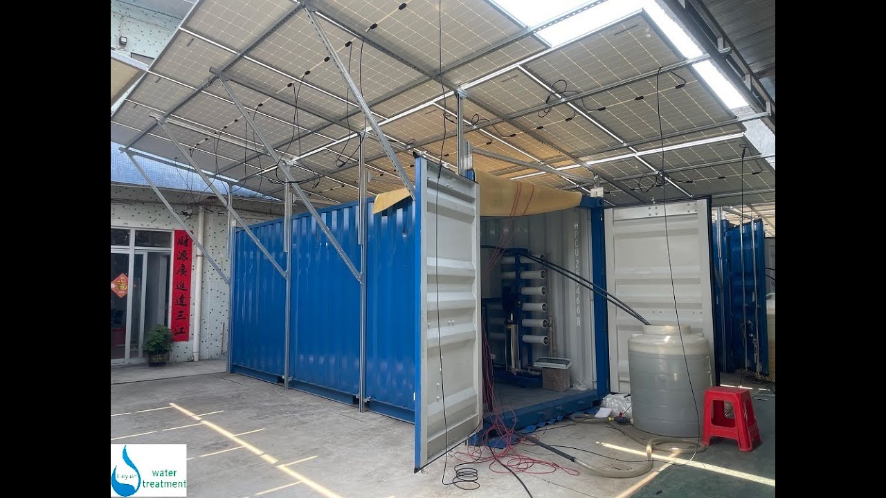 Container ro solar powered reverse osmosis system water desalination unit off grid desalination