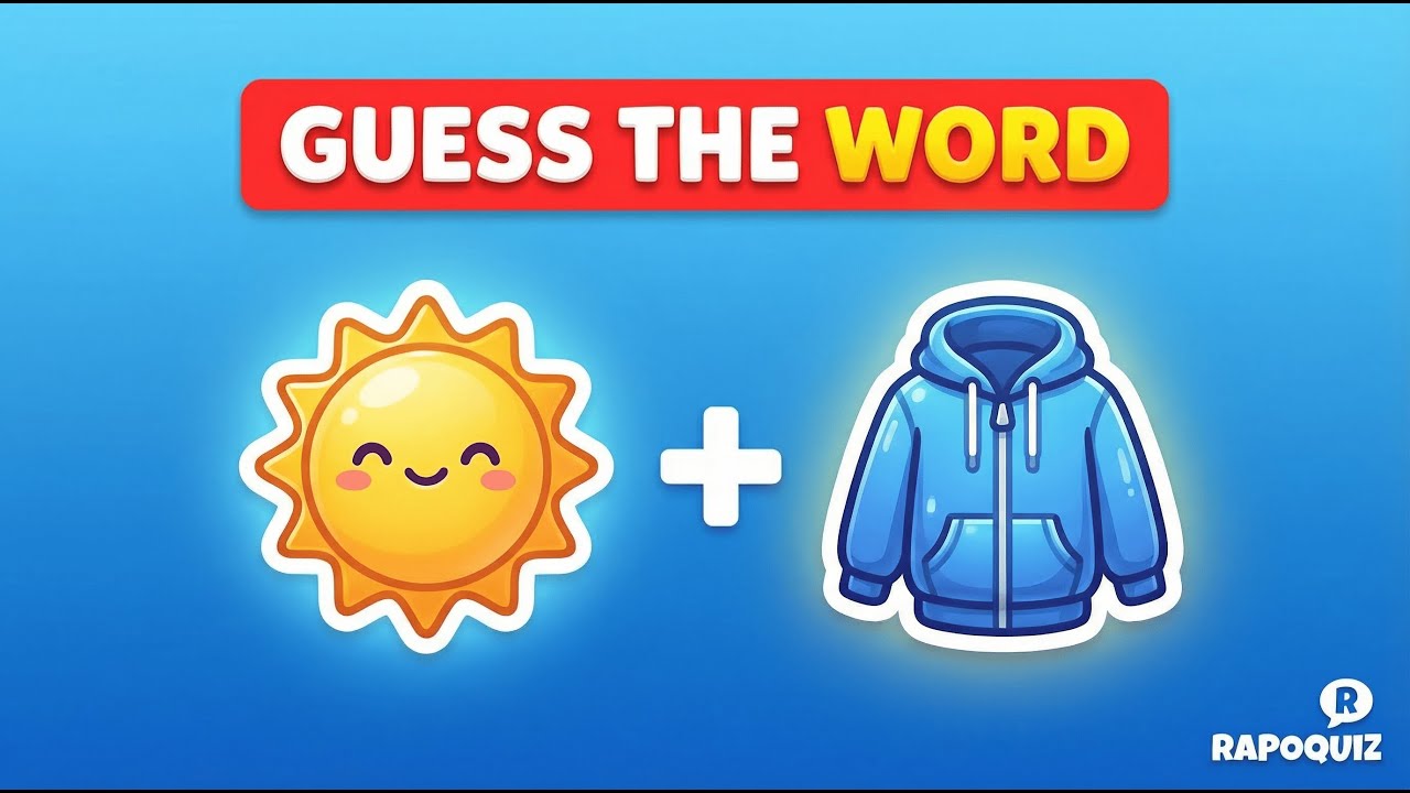 Only Smart Minds 🧠Can Guess These Emoji Compound Words  Easy Level – Part 1