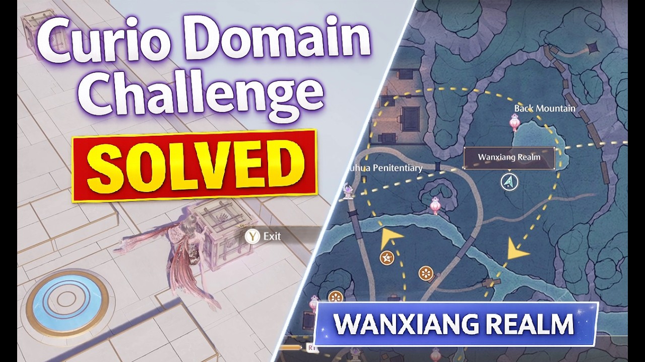Curio Domain Challenge SOLVED 🧩 | Infinity Nikki Wanxiang Realm Guide