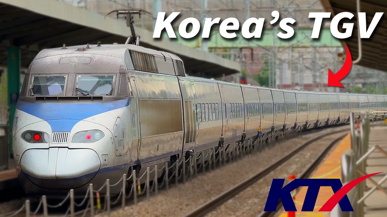 Korail KTX - South Korea's High Speed Train! - First Class