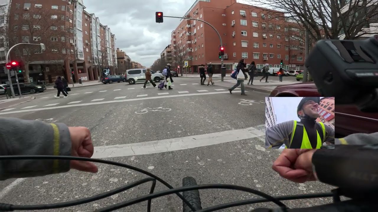 🚴❄️🌨️ Relájate al son de mis manos heladas por Madrid