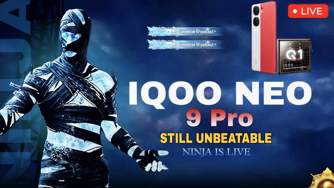 🔥iQOO Neo 9 Pro 120fps: BGMI Gameplay Beast Performance Showdown! #bgmilive #iqoo #bgmi