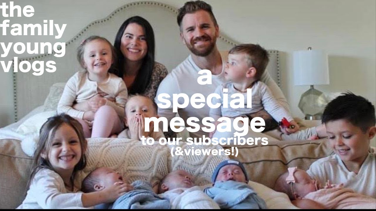 SPECIAL Message!! | Family of 11 | Life with Quadruplets | TFYV