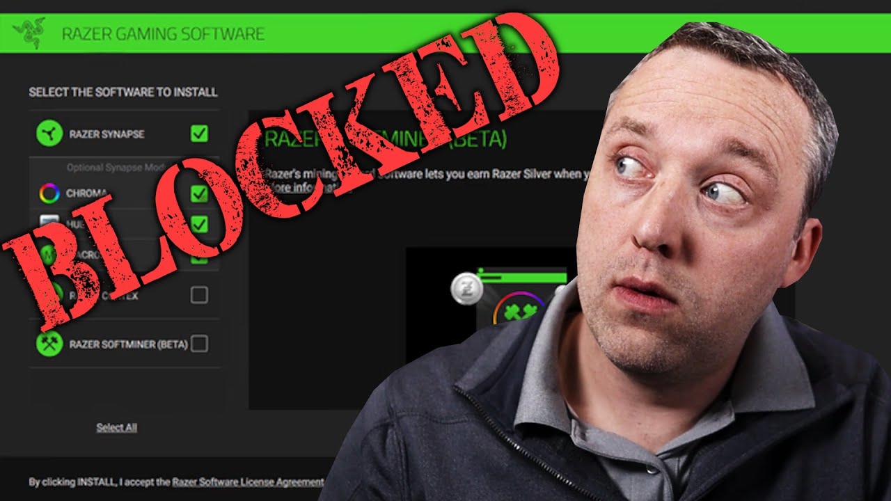 Блокировка вредоносного ПО Razer