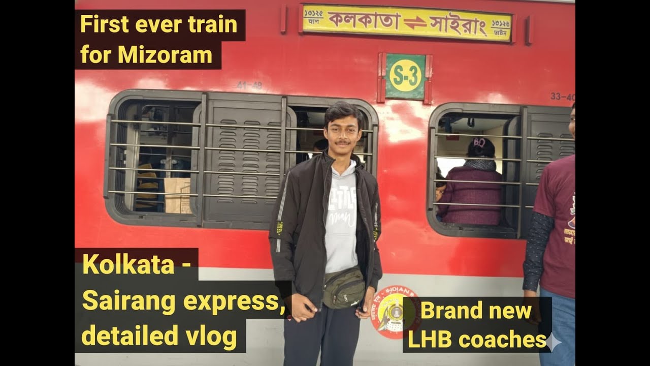 Kolkata - Sairang express train vlog | Njp - New Alipurduar tourist special train vlog |