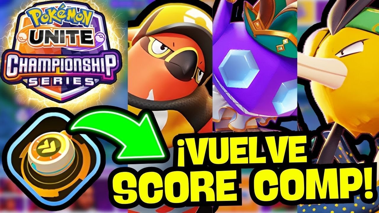 ¡NO PUEDE SER!🏆¡VUELVE LA SCORE COMP CON UN FINAL DE INFARTO! | Pokémon Unite