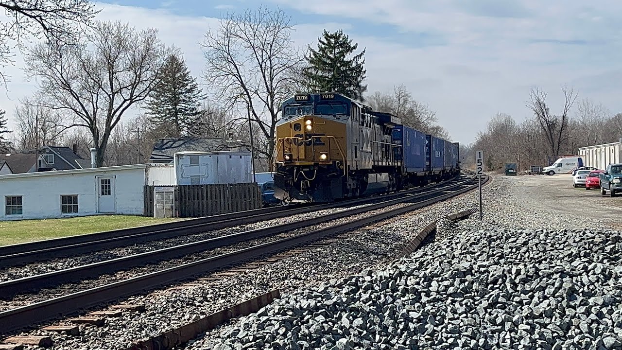CSX Trains in Rittman Ohio 3/21/2026 | CSX New Castle Subdivision