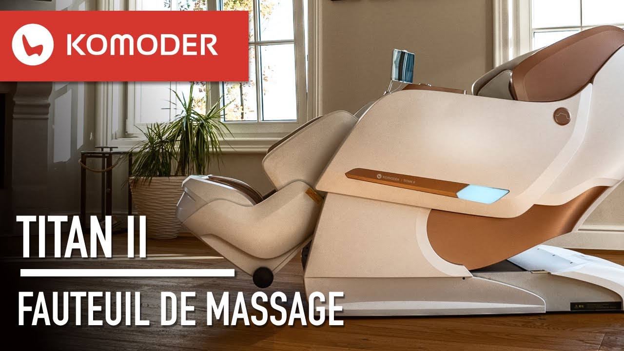 KOMODER TITAN II fauteuil de massage premium zéro gravité shiatsu