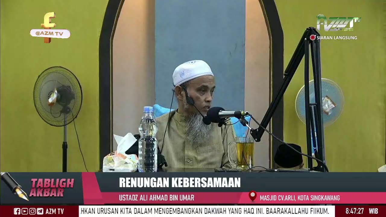 🔴 LIVE : USTADZ ALI AHMAD BIN UMAR - RENUNGAN KEBERSAMAAN