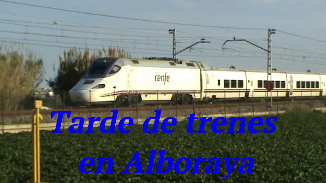 Tarde de trenes en Alboraya