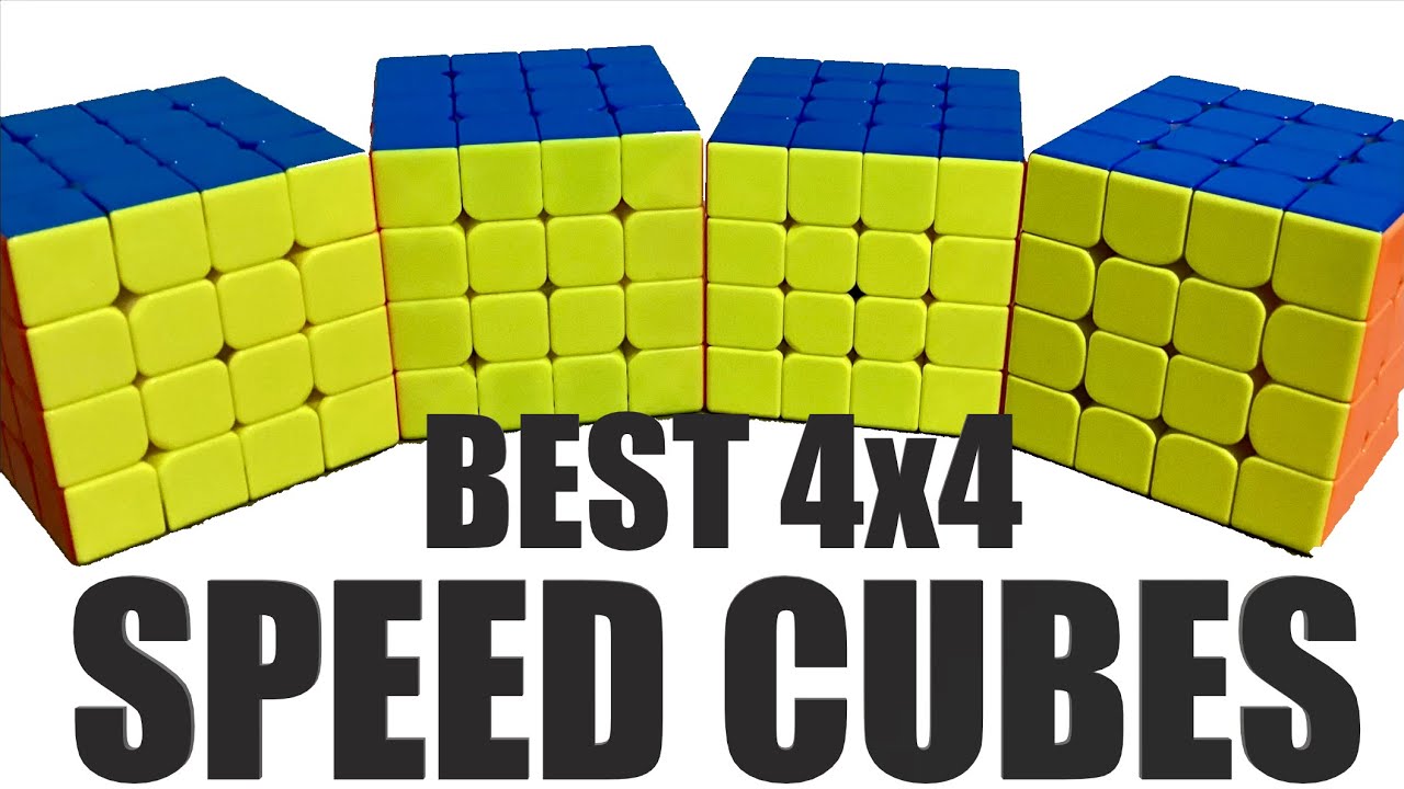The Best 4x4 Speed Cubes | Comparison of the Vin 4x4, YJ MGC Elite, Gan 460 V2, and the MoYu Aosu V7