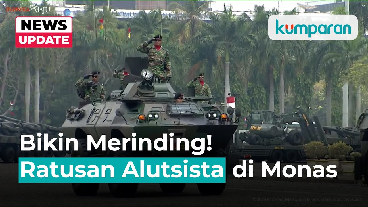 [FULL] Parade Rudal hingga Tank di Monas Meriahkan HUT Ke-78 TNI