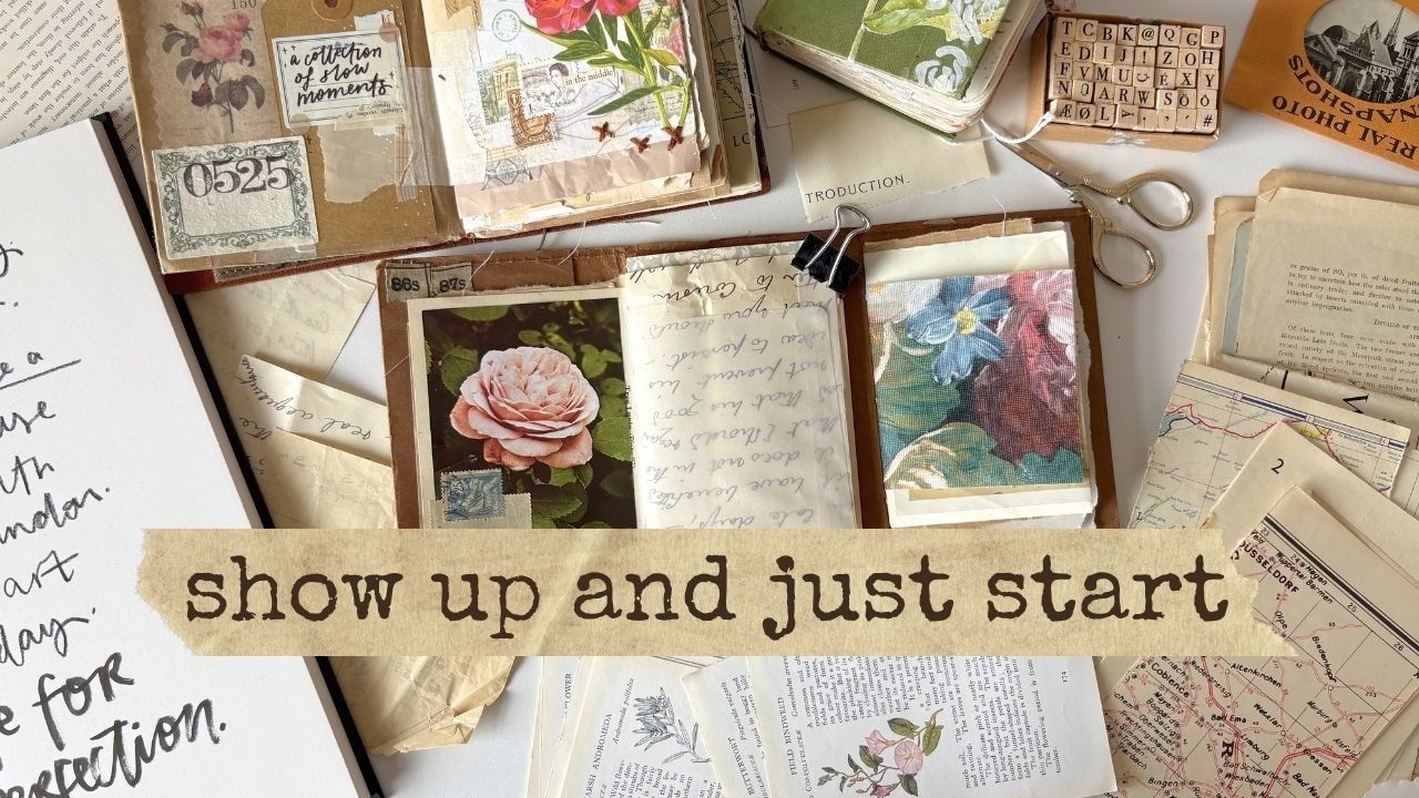Your junk journal pages won't be perfect (and that's the point)