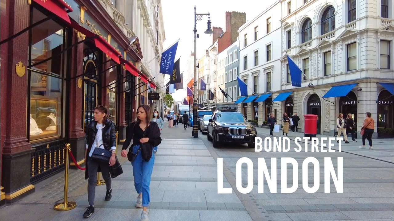 London BOND STREET Walking Tour 🇬🇧 | Luxury Shopping Tour in London 4K