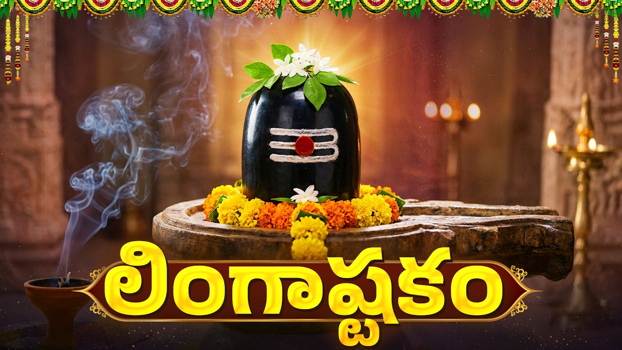 లింగాష్టకం వింటే శివుని అనుగ్రహం పొందుతారు | Lingashtakam In Telugu | Shiva Bhakti Songs