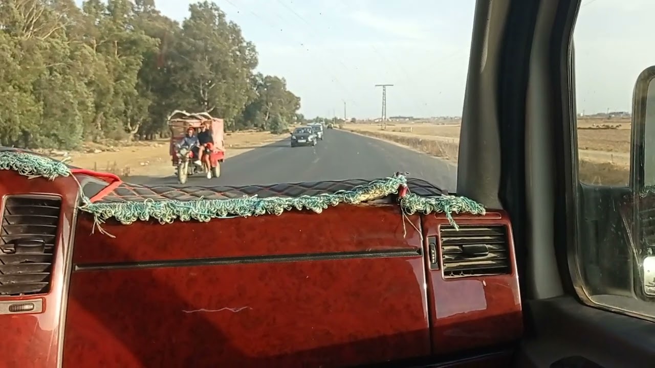 جوله رائعه🛣️ مدينه سوق الاربعاء🚗 الي مدينه مشروع بلقصيري #سيدي قاسم